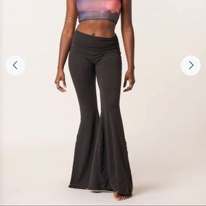 Teeki solid black bell bottoms